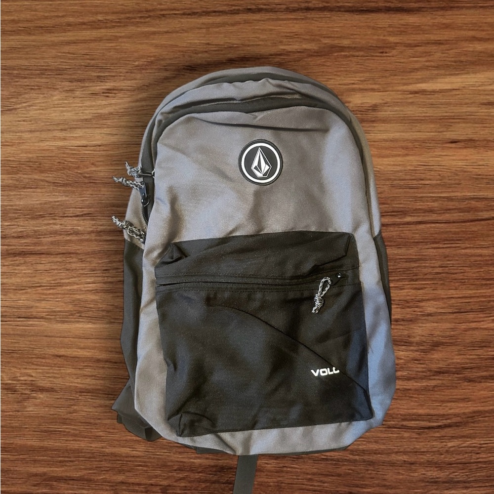 Volcom Gray and Black Men's Backpack